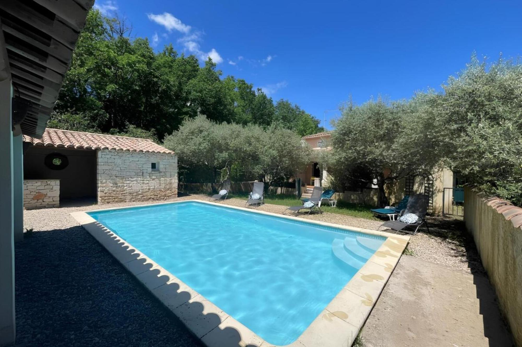 Les Oliviers - Villa 10 People - 5 Min Ardeche Saint-Julien-de-Peyrolas Extérieur photo